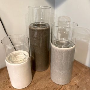 3 Beautiful Candle Holders EXCELLENT CONDITION!!!